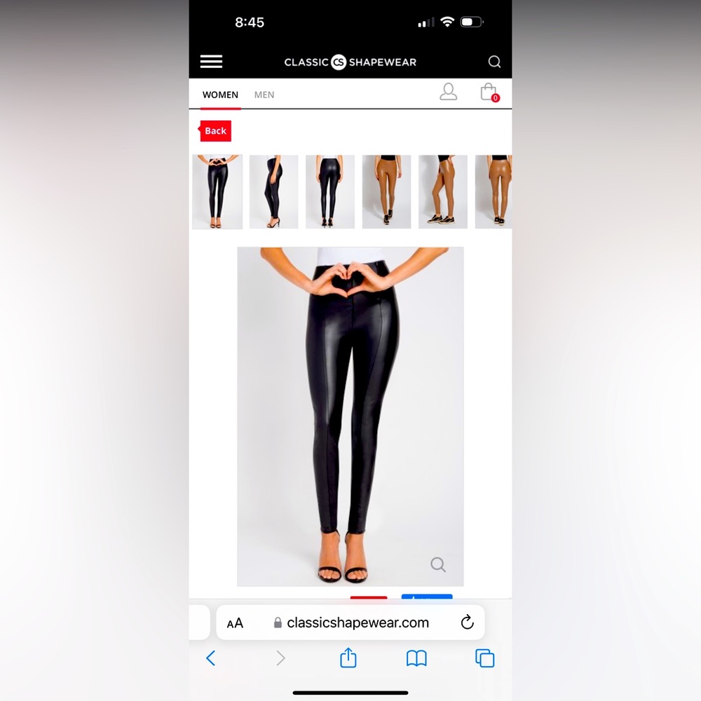 Lyssé vegan “leather” leggings